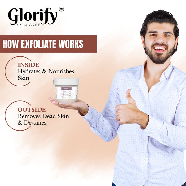 Glorify De-Tan Face Scrub | 5-in-1 Facial Solution