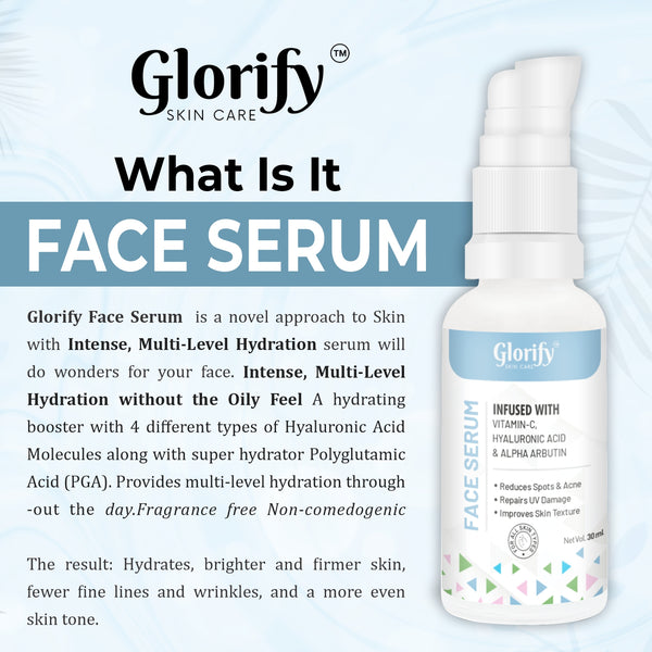 Glorify All-in-One Face Serum | for UV Protection, RemovingSpot & Acne , Improve Skin Texture