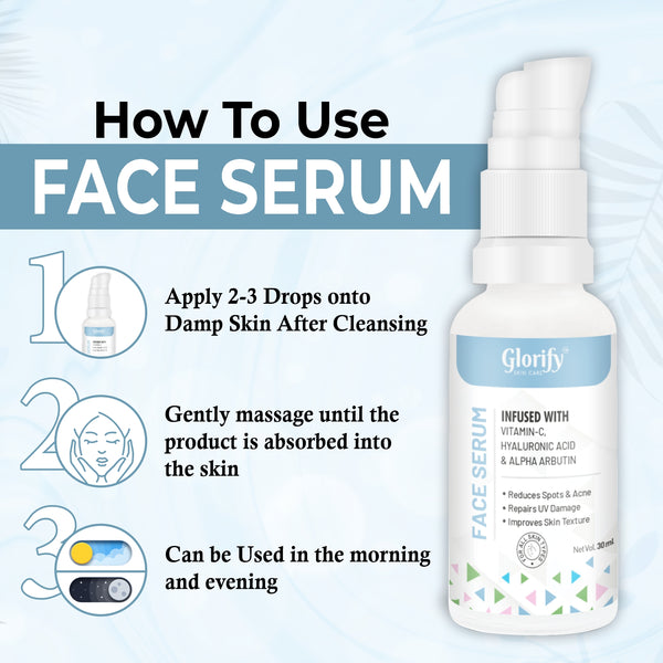 Glorify All-in-One Face Serum | for UV Protection, RemovingSpot & Acne , Improve Skin Texture