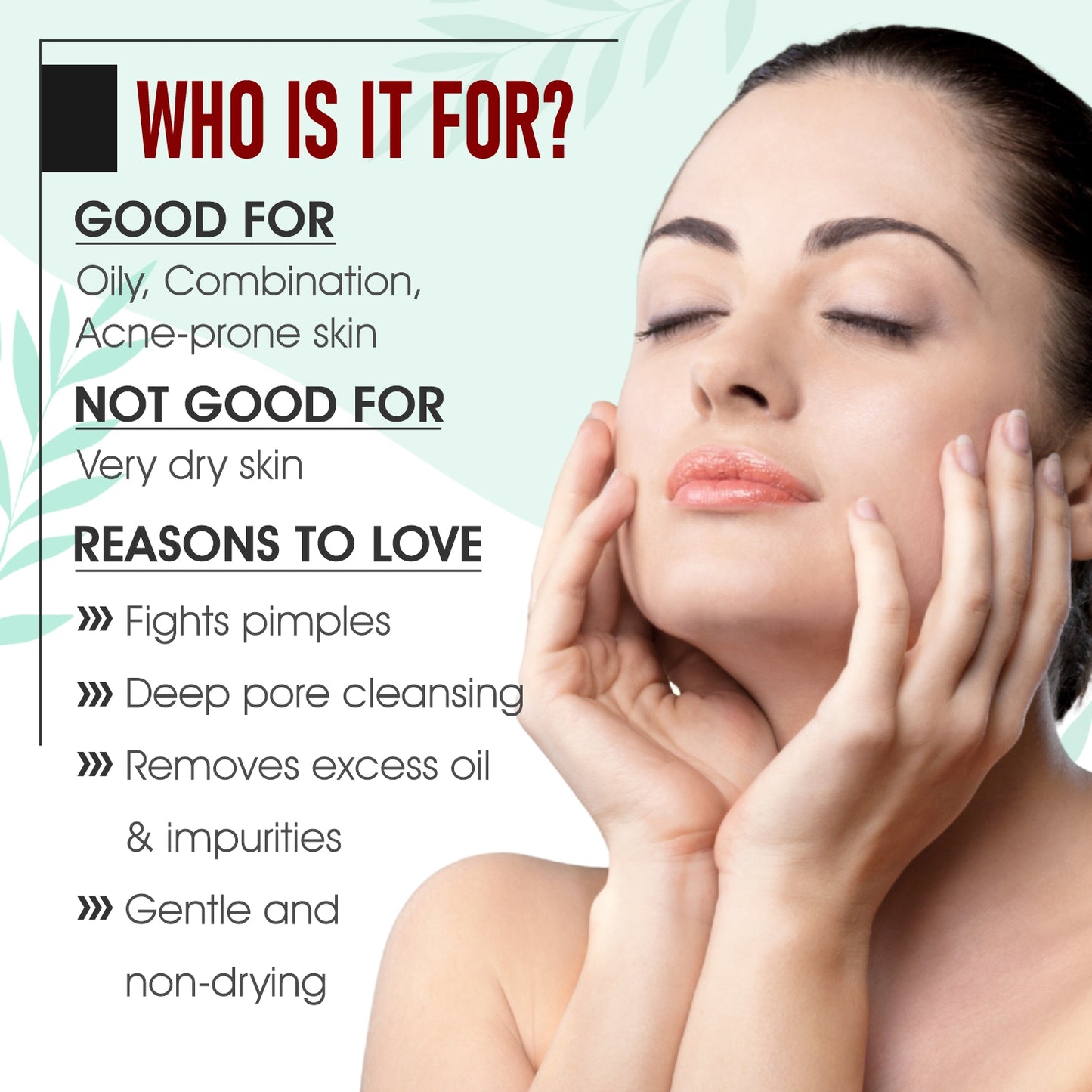 Glorify Foaming Face Wash | with Salicylic acid, Glycolic acid & Aloevera- for pigmentation, Acne,skin elasticity.