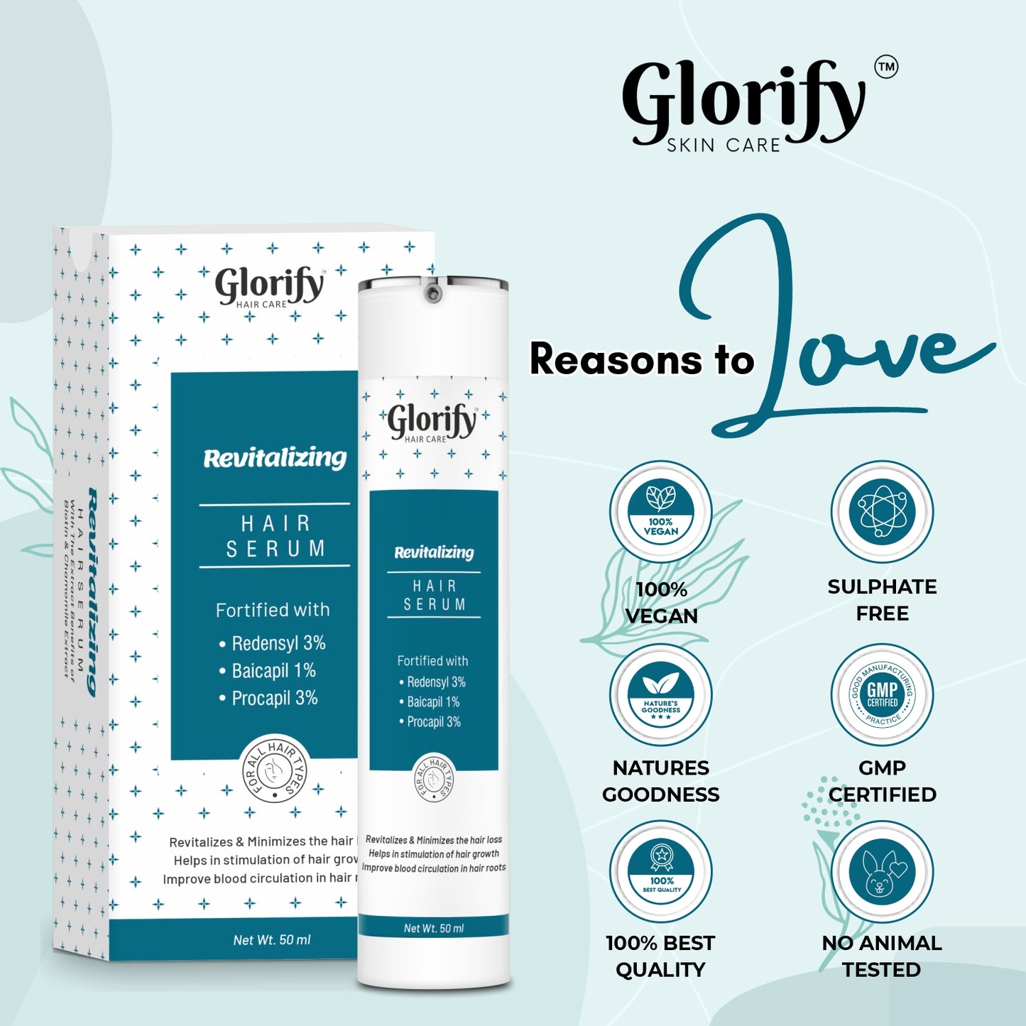 Glorify Hair Treatment Combo – All-in-One Shampoo & Revitalising Hair Serum