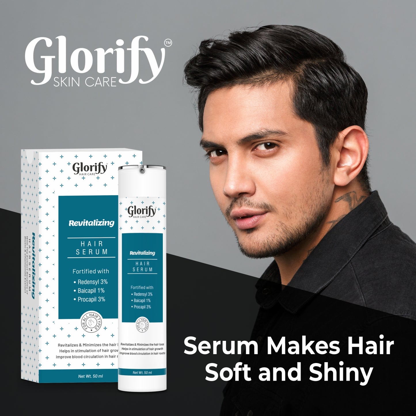 Glorify Hair Treatment Combo – All-in-One Shampoo & Revitalising Hair Serum