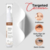 Glorify Under Eye Gel with Roll On | for Puffed eyes, Wrinkles, Finelines & Dark Circles.
