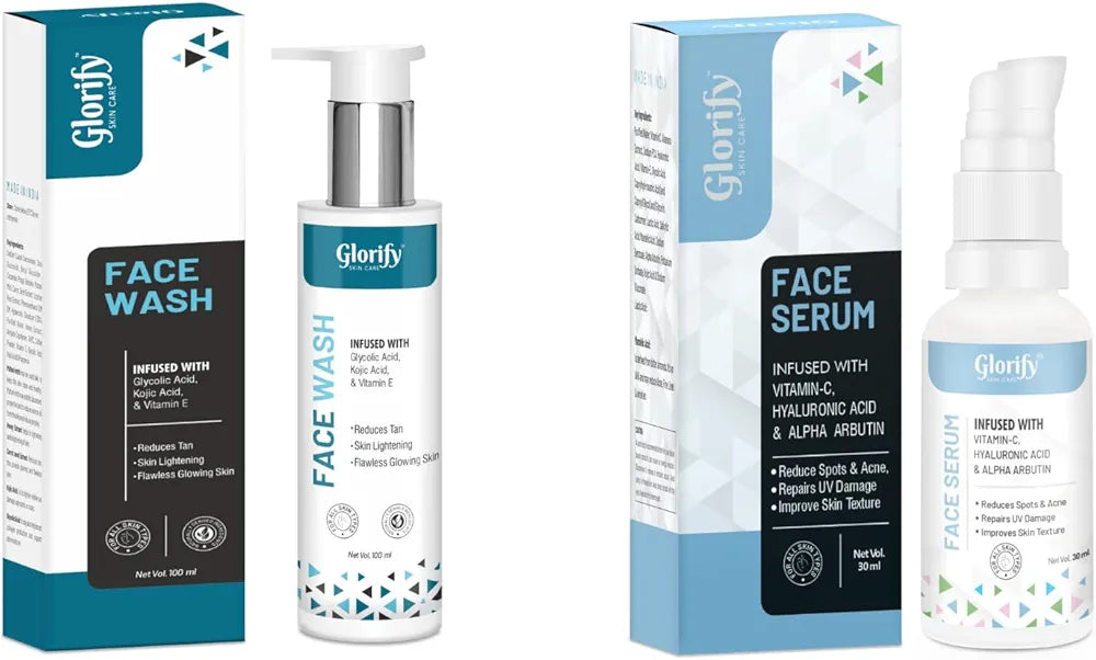 Glorify Skin Protect Combo – Face Wash & Brightening Face Serum
