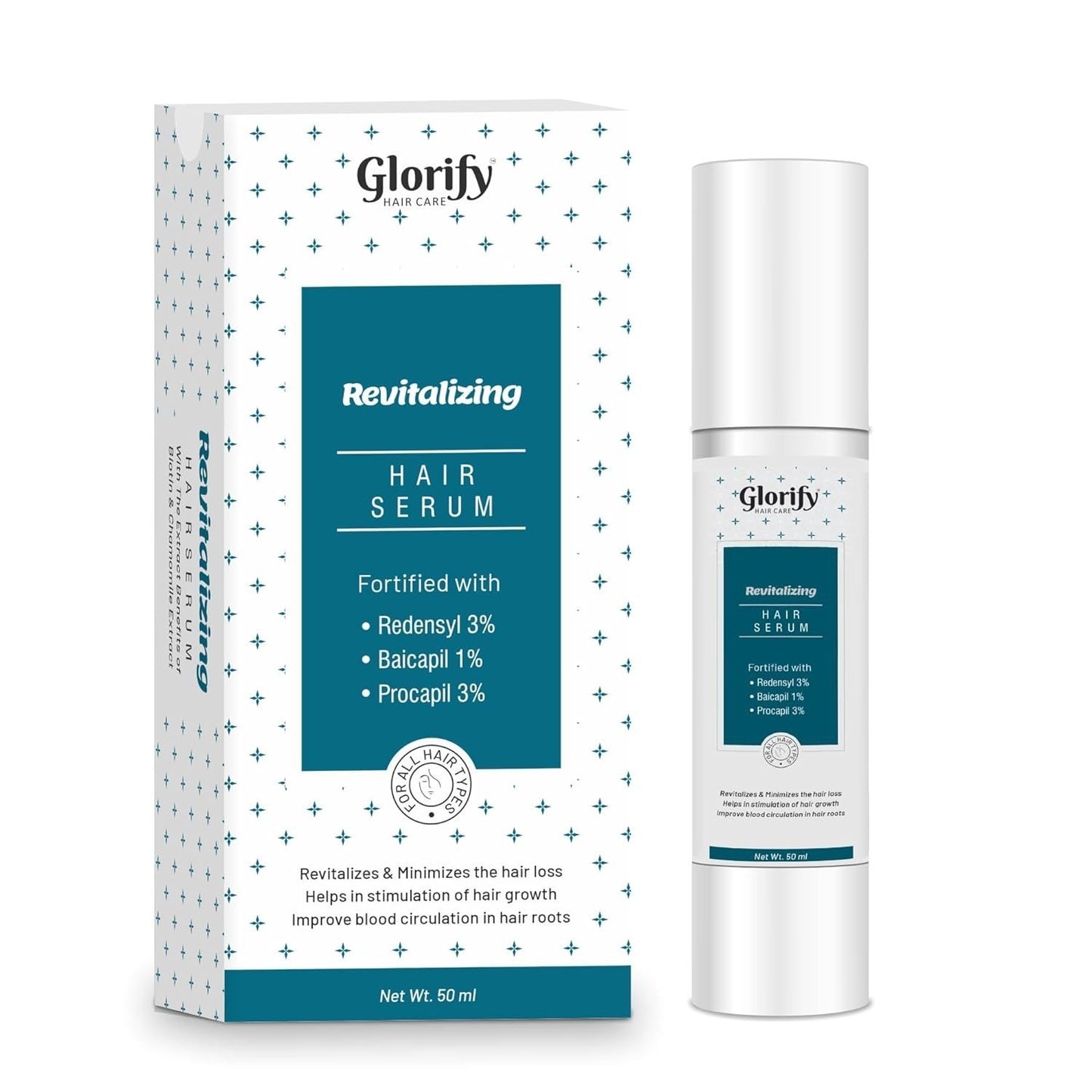 Glorify Revitalising Hair Serum | for Hair Fall , Grey Hairs & Hair Growth.