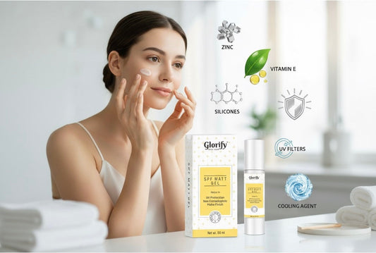 Sunscreen for Oily Skin? Say Goodbye to Shine with Glorify’s SPF Matt Gel