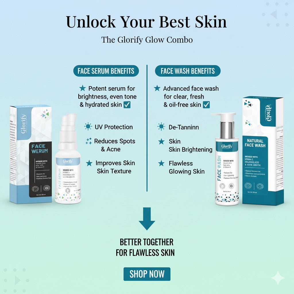 Glorify Skin Protect Combo – Face Wash & Brightening Face Serum