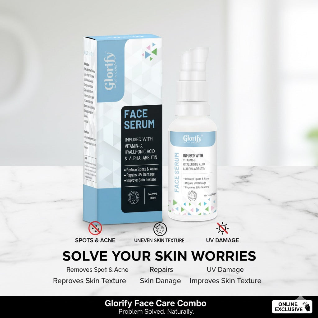 Glorify Face Care Combo – Foaming Face Wash & Hydrating Face Serum