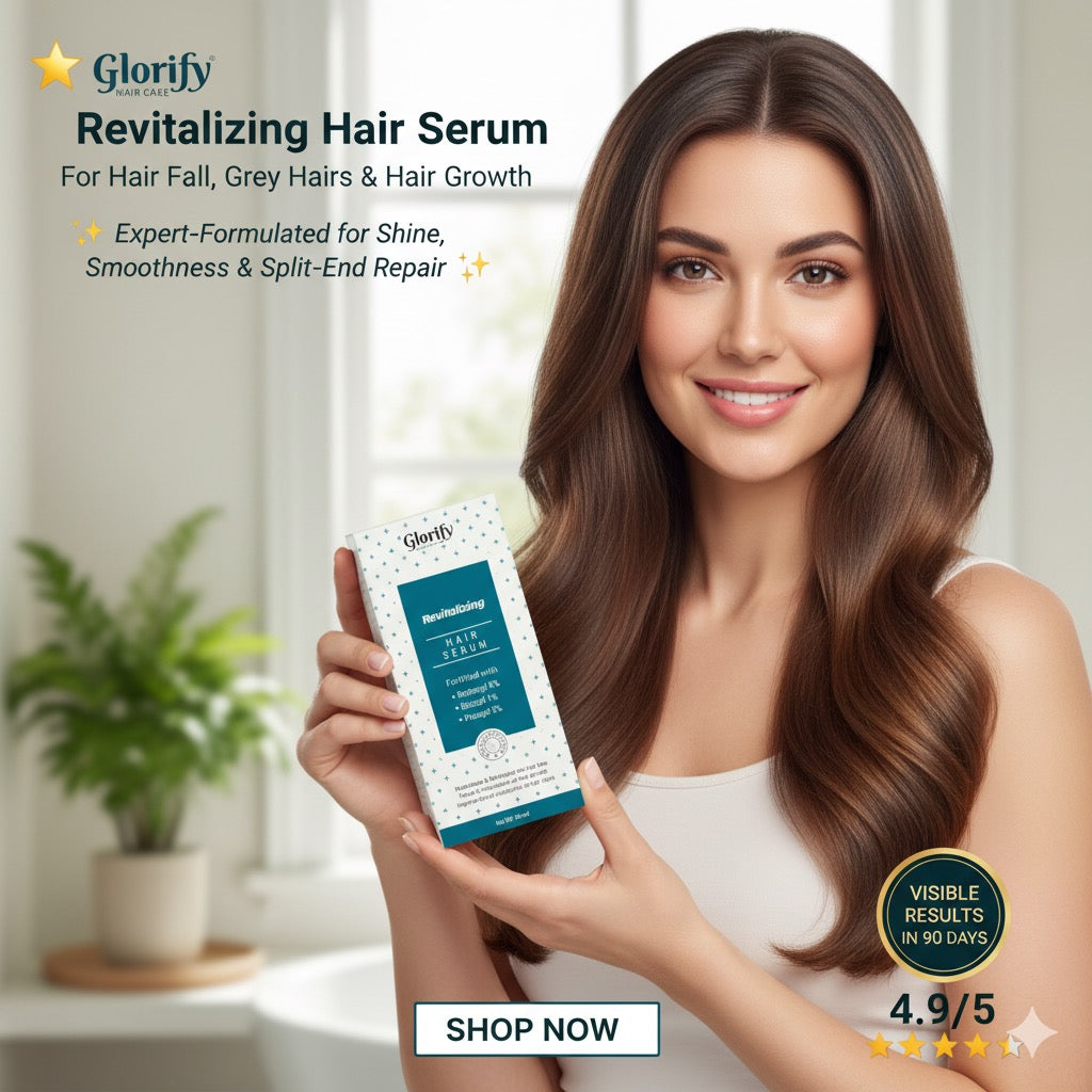 Glorify Revitalising Hair Serum | for Hair Fall , Grey Hairs & Hair Growth.