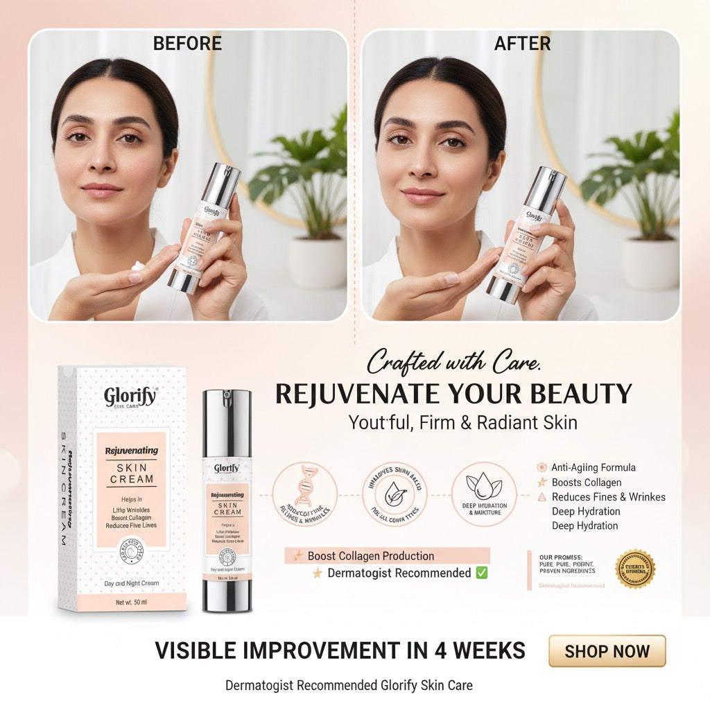 Glorify Rejuvenating Skin Cream | for Anti-Aging , Boost collagen, Finelines and Wrinkles