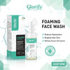 Glorify Foaming Face Wash | with Salicylic acid, Glycolic acid & Aloevera- for pigmentation, Acne,skin elasticity.