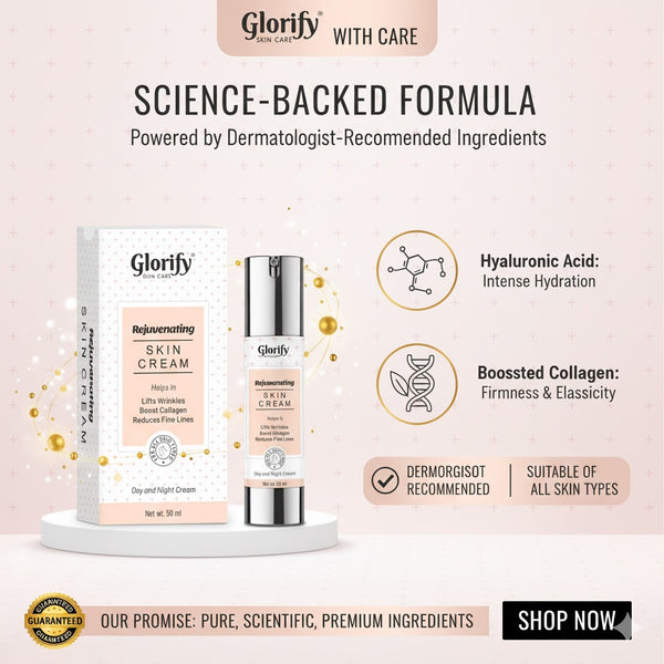 Glorify Rejuvenating Skin Cream | for Anti-Aging , Boost collagen, Finelines and Wrinkles