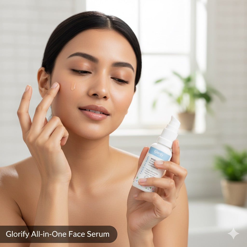 Glorify All-in-One Face Serum | for UV Protection, RemovingSpot & Acne , Improve Skin Texture