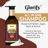 Glorify All-In-One Shampoo |For Reducing Hair Fall , Dandruff ,Flaks & itching on Scalp