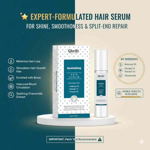 Glorify Revitalising Hair Serum | for Hair Fall , Grey Hairs & Hair Growth.