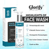 Glorify Natural Face Wash | for De-Tanning , Skin Brighting and Flawness Skin