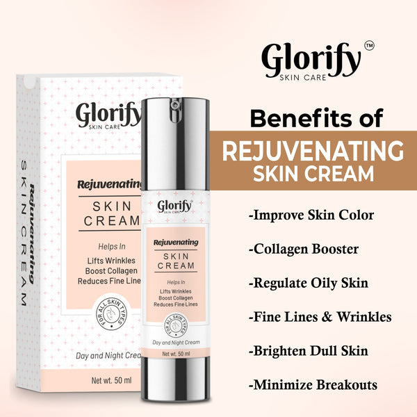 Glorify Rejuvenating Skin Cream | for Anti-Aging , Boost collagen, Finelines and Wrinkles