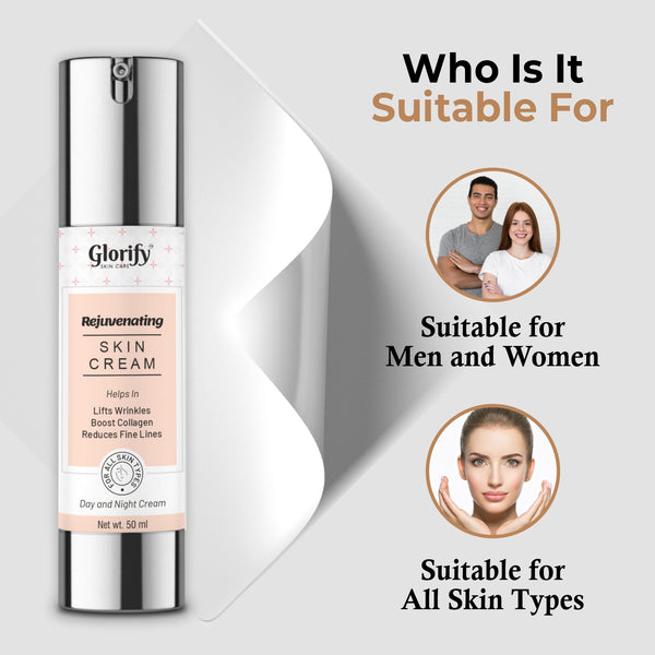 Glorify Rejuvenating Skin Cream | for Anti-Aging , Boost collagen, Finelines and Wrinkles