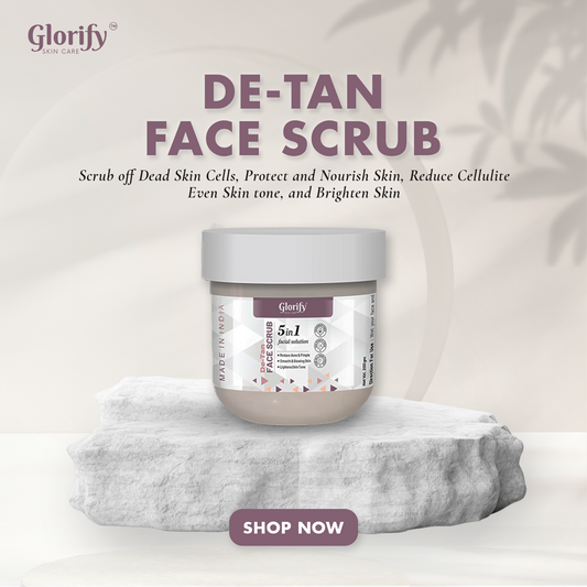 Glorify De-Tan Face Scrub | 5-in-1 Facial Solution