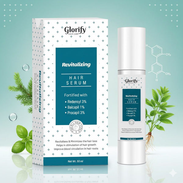 Glorify Revitalising Hair Serum | for Hair Fall , Grey Hairs & Hair Growth.