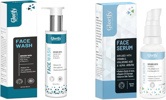 Glorify Skin Protect Combo – Face Wash & Brightening Face Serum
